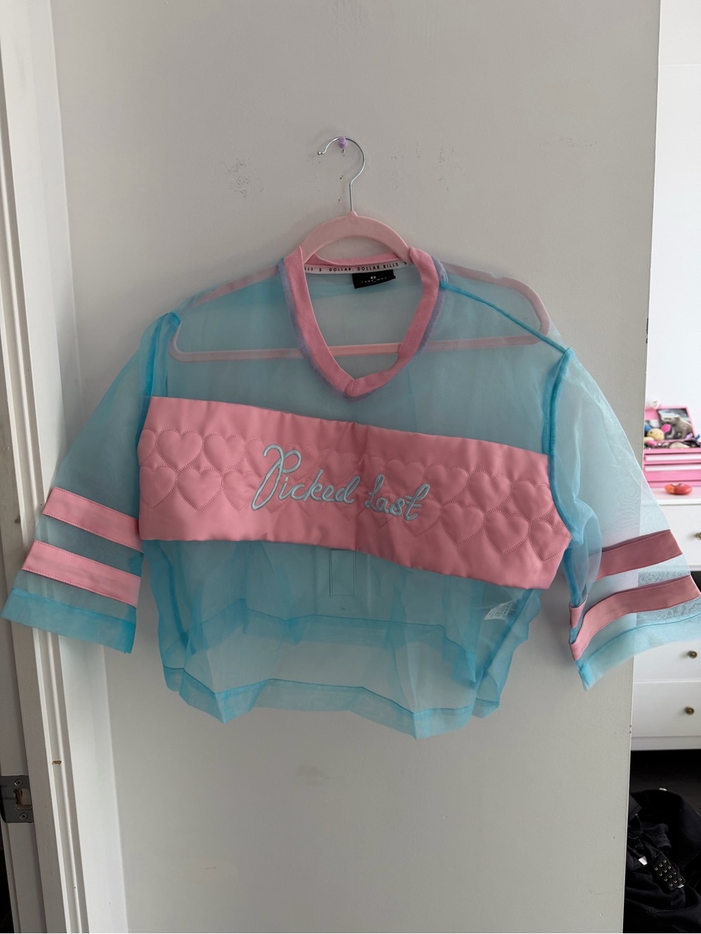 Lazy Oaf Picked Last Mesh Crop Jersey